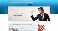 Desktop Screenshot of bazateleadresowa.com.pl